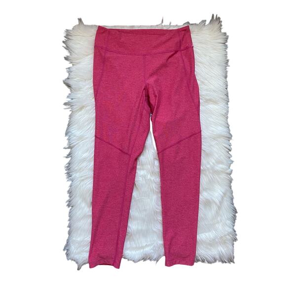 Flamingo Pink Outdoor Voices 7/8 Warmup Leggings - Picture 2 of 13